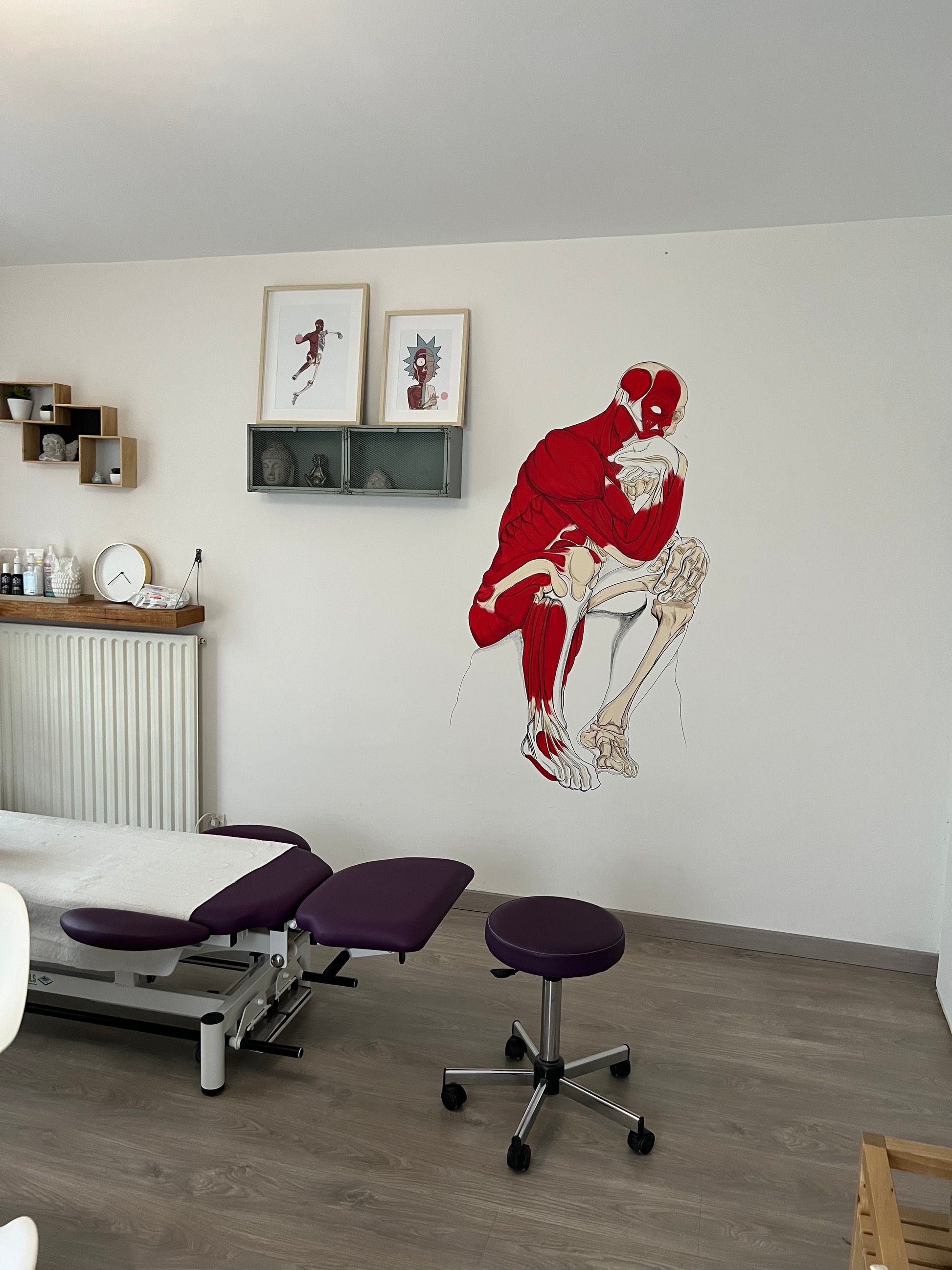 Décoration cabinet ostéopathie Maxime Naudé